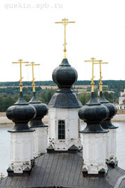 Veliky Ustyug. Cupolas of the St. Prokopius Cathedral (1668).