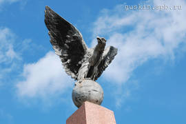 Staraya Russa. A monument «To the valiant Vilmanshtrandt troops» («The Eagle»), 1914.