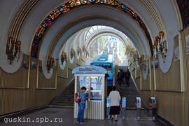 Kiev Funicular. The lower station (1984–1986).